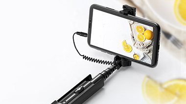 Mini Wire Control phone shooting monopod